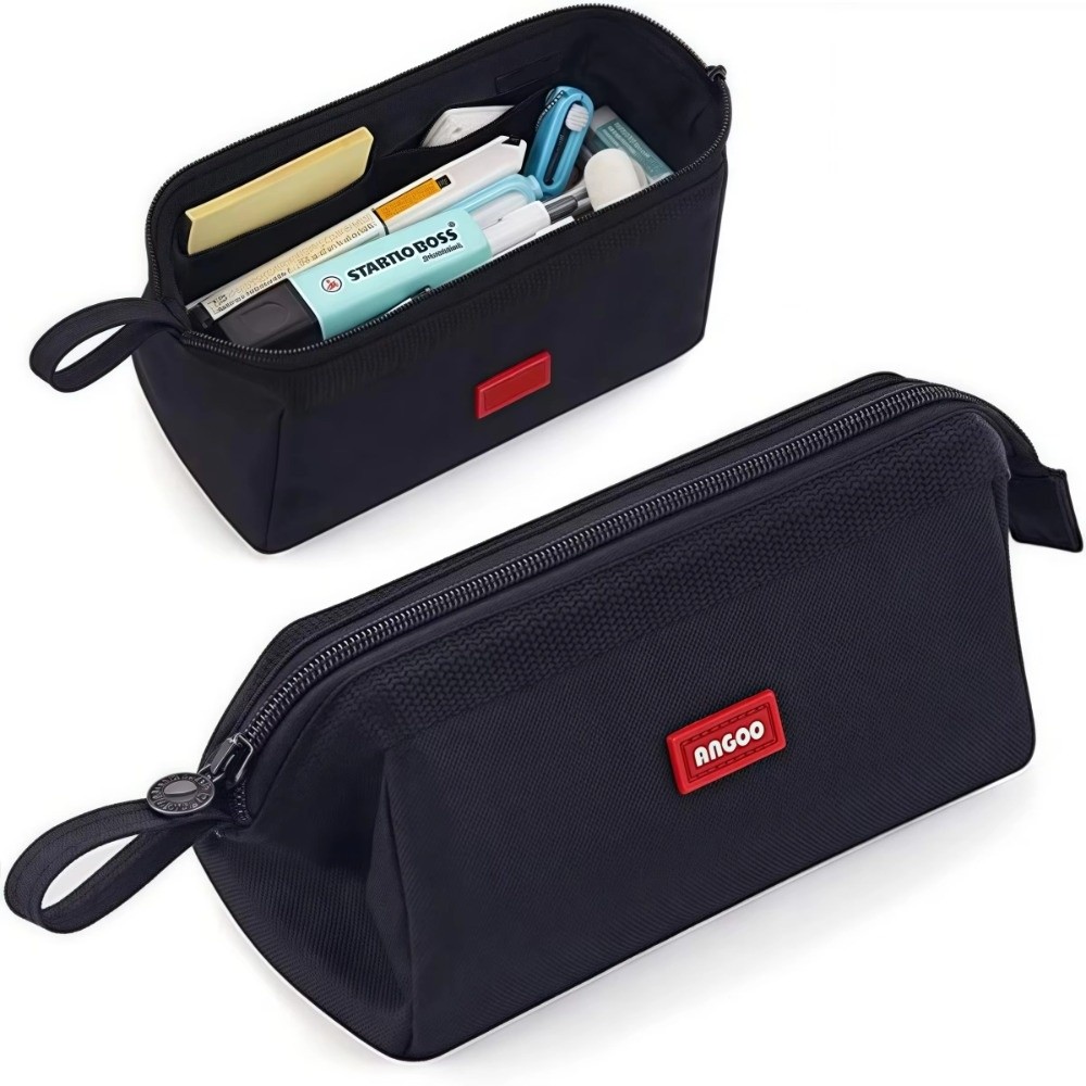 Aesthetic Large Pencil Case Pouch - Oxford Fabric Canvas Pencil Case Simple