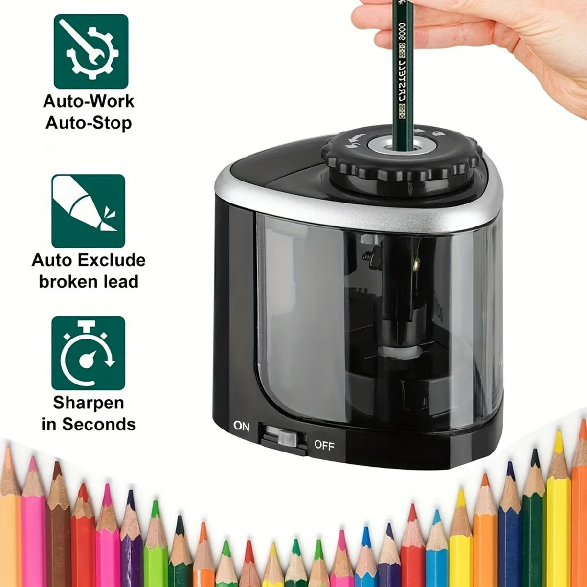 Desktop Electric Sharpener Ass - Electric Pencil Sharpener Usb 评论和价格