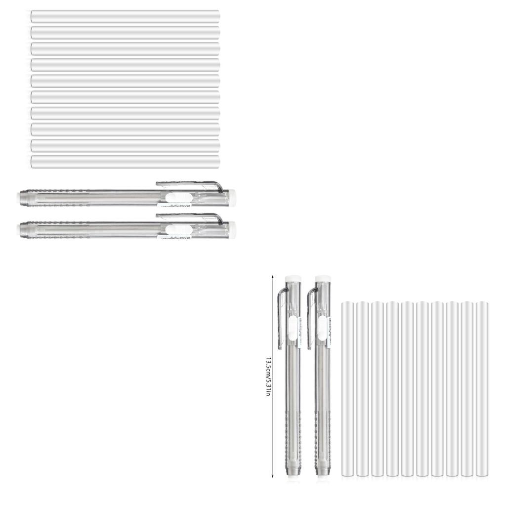 12 Pcs Retractable Mechanical  - Retractable Eraser Pen Click 评论和价格