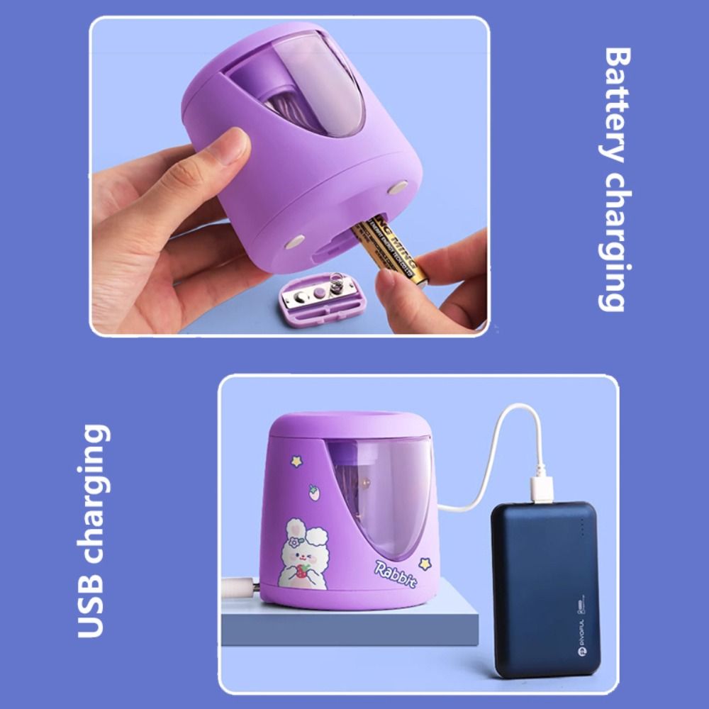 with Decorative Sticker Batter - Electric Pencil Sharpener Usb 评论和价格
