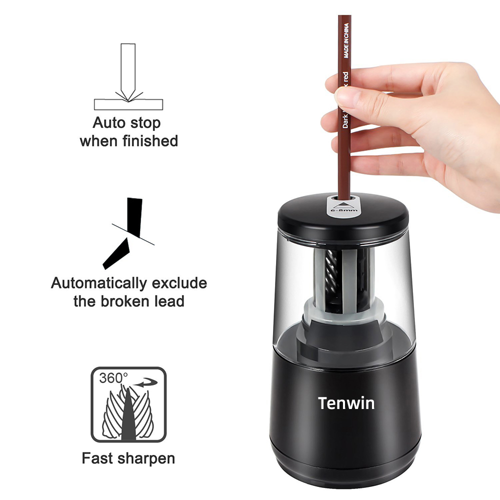 Tenwin Stationery Automatic El - Electric Pencil Sharpener Usb 评论和价格