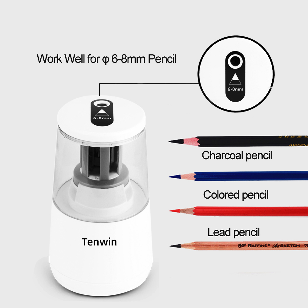 Tenwin Stationery Automatic El - Electric Pencil Sharpener Usb 评论和价格