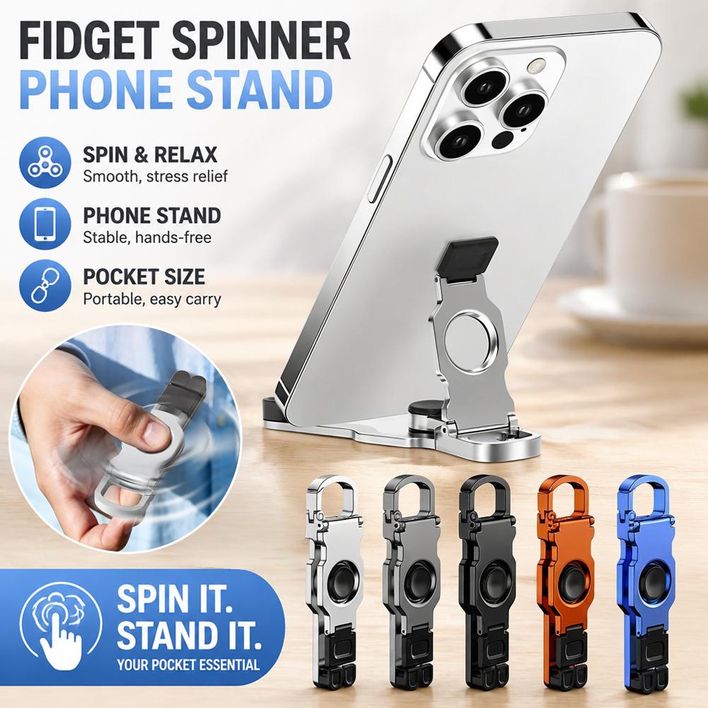 Metal Fidget Spinner Desk Phon - Desk Accessories 评论和价格