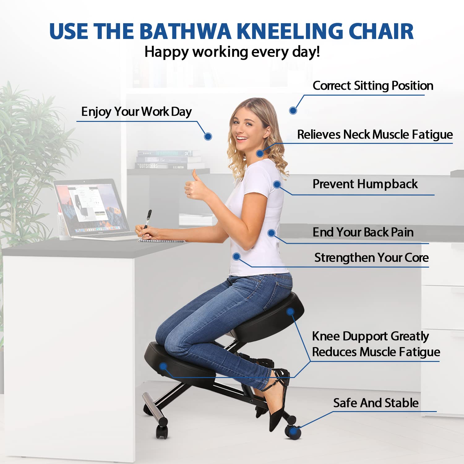 Kneeling Chair Ergonomic for O - Office Furniture 评论和价格