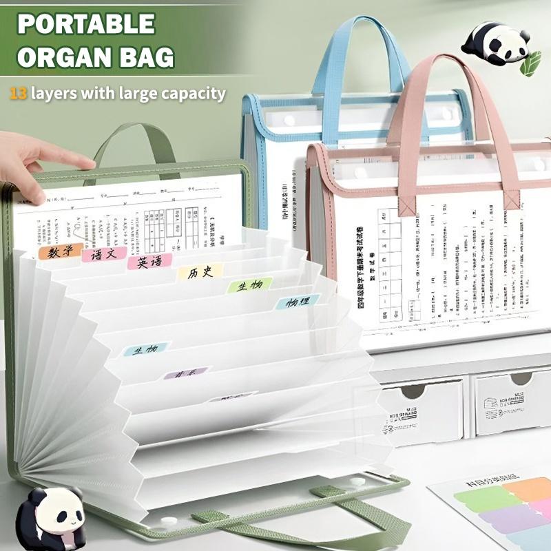 A4 Portable Accordion File Org - Expandable Accordion File Folder 13 Pockets 评论和价格