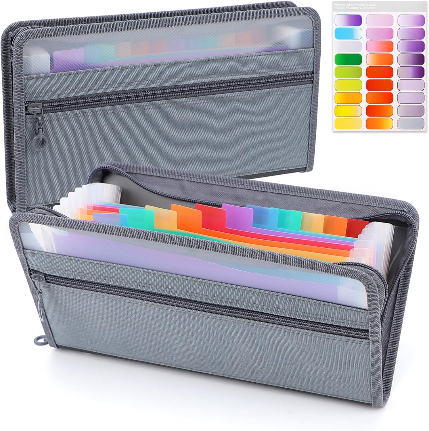 Small Accordion A6 File Organi - Expandable Accordion File Folder 13 Pockets 评论和价格