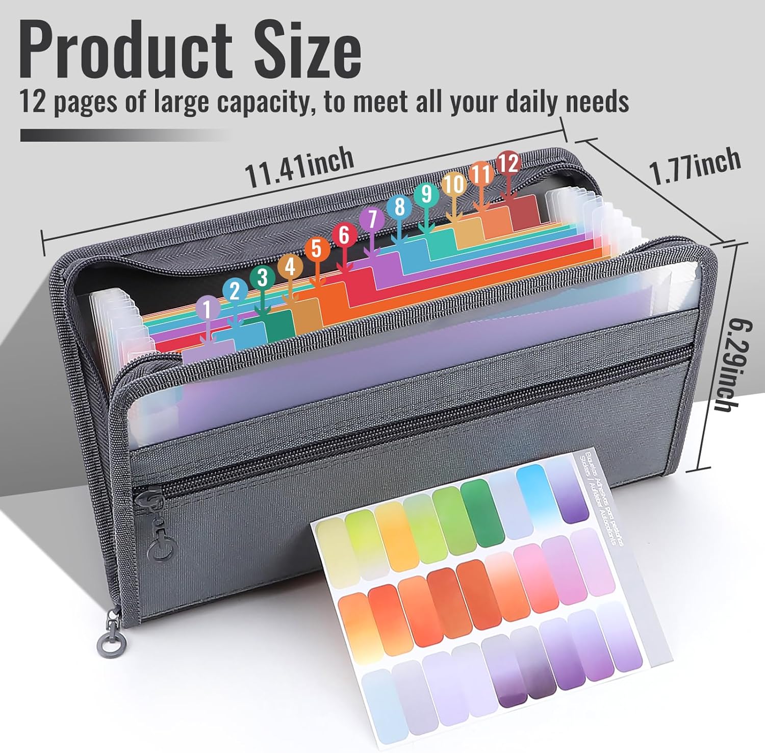 Small Accordion A6 File Organi - Expandable Accordion File Folder 13 Pockets 评论和价格