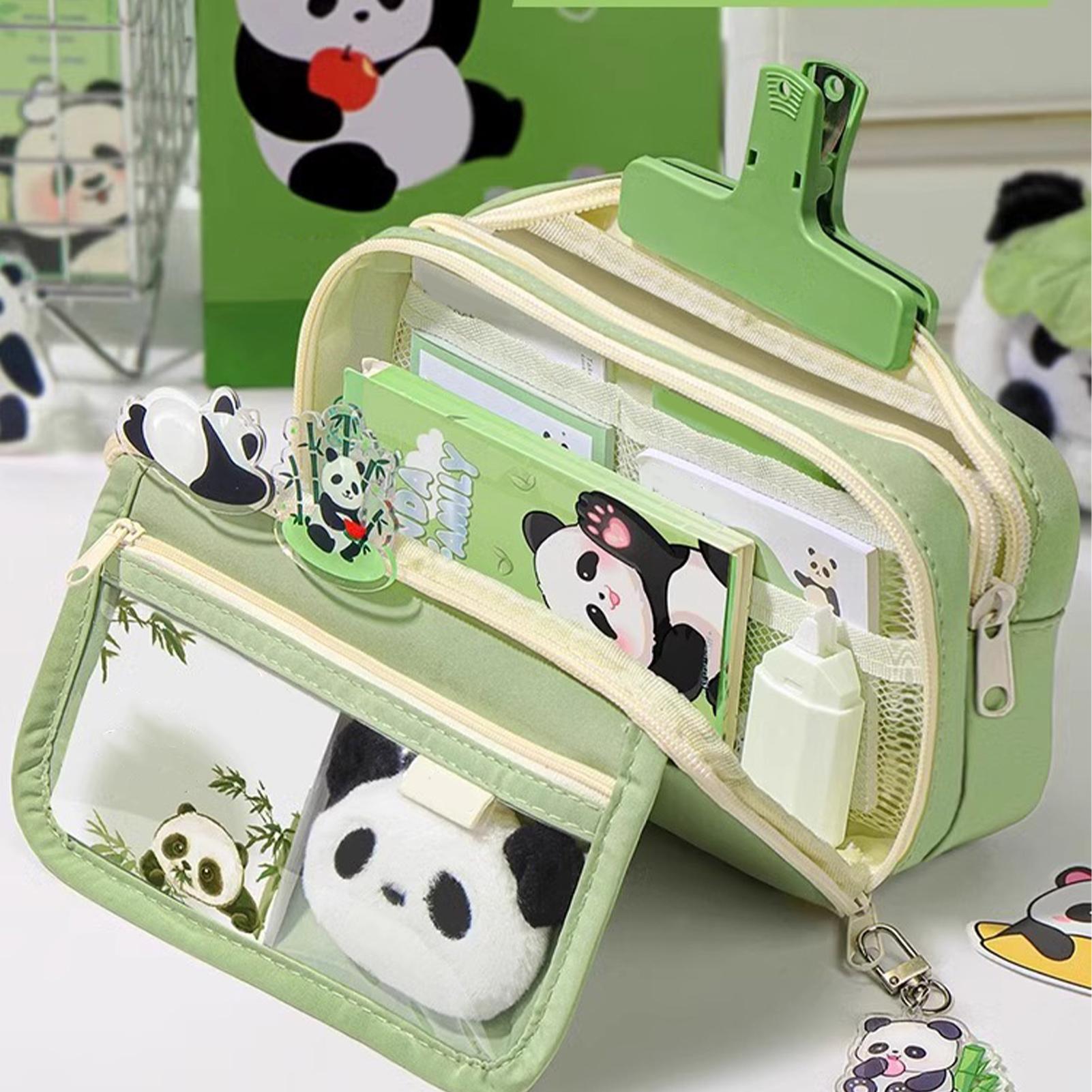 Aesthetic Pencil Case Panda Pe - Aesthetic Large Pencil Case Pouch 评论和价格