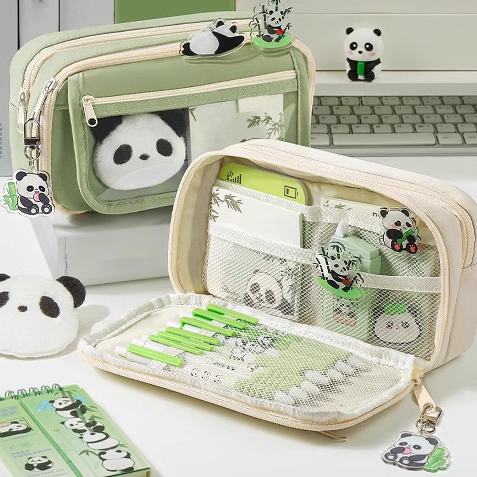 Aesthetic Pencil Case Panda Pe - Aesthetic Large Pencil Case Pouch 评论和价格