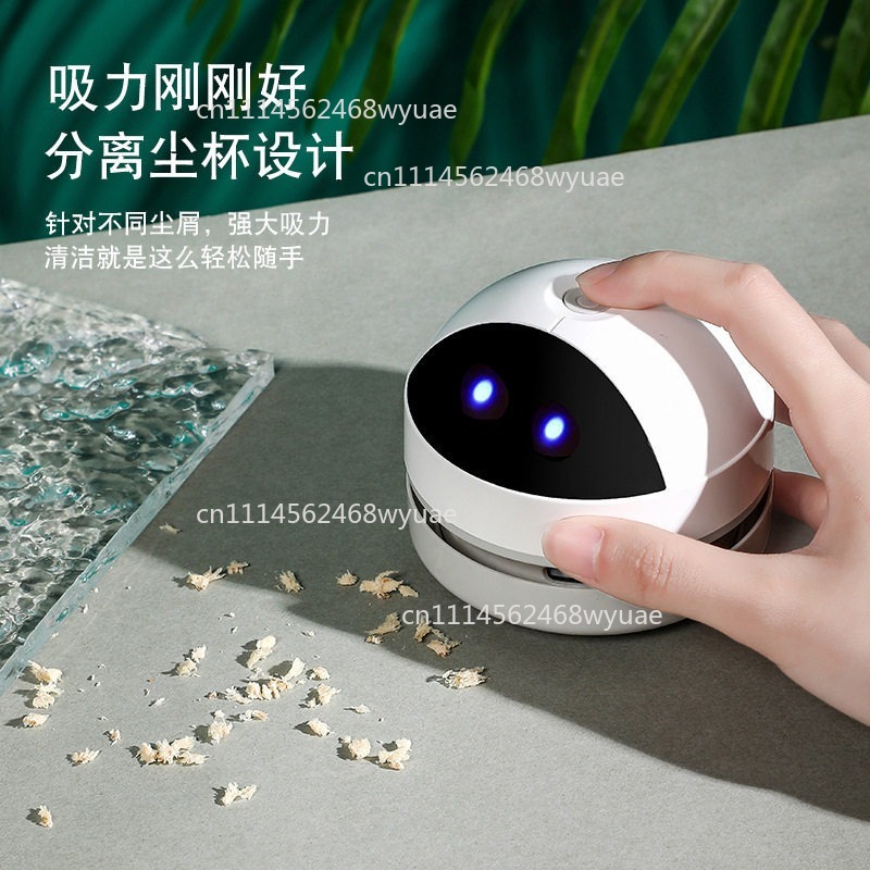 High-Power Cordless Mini Vacuu - Mini Desktop Vacuum Cleaner For Eraser Dust 评论和价格