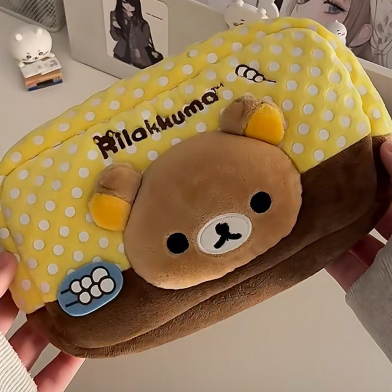 Rilakkuma Plush Pencil Case Ja - Aesthetic Large Pencil Case Pouch 评论和价格