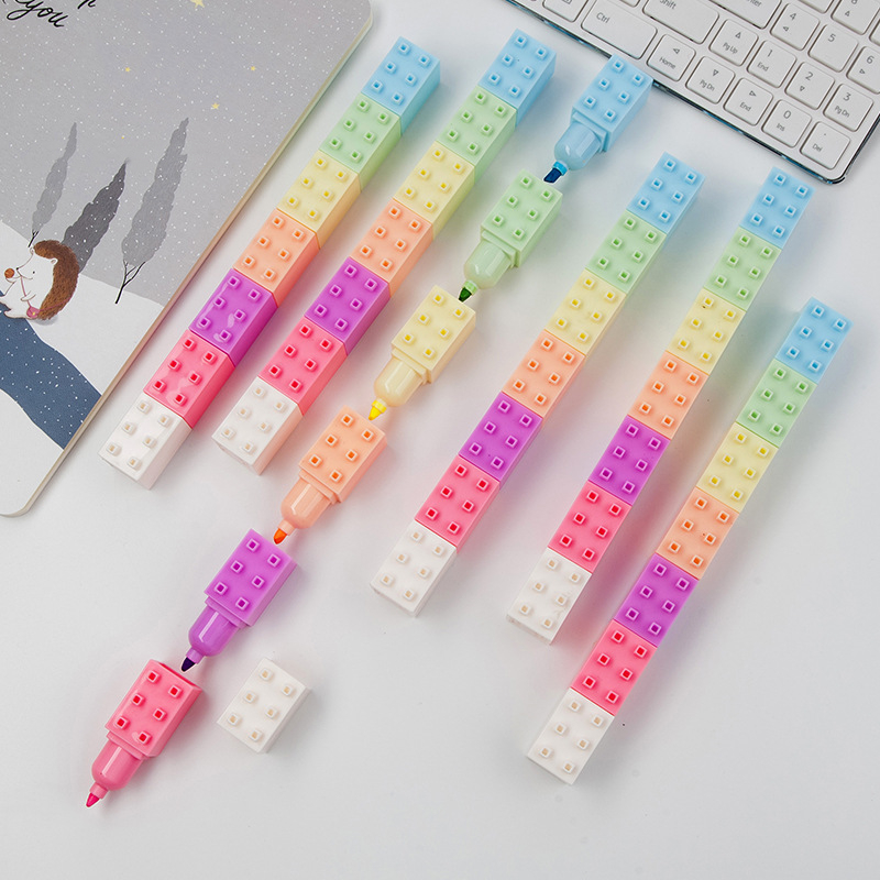 6pcs Pastel Color Body Buildin - Pastel Highlighter Set Double Ended 评论和价格
