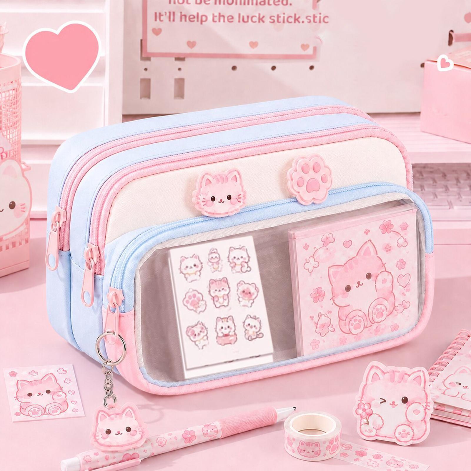 Pencil Pouch Large Capacity Zi - Aesthetic Large Pencil Case Pouch 评论和价格