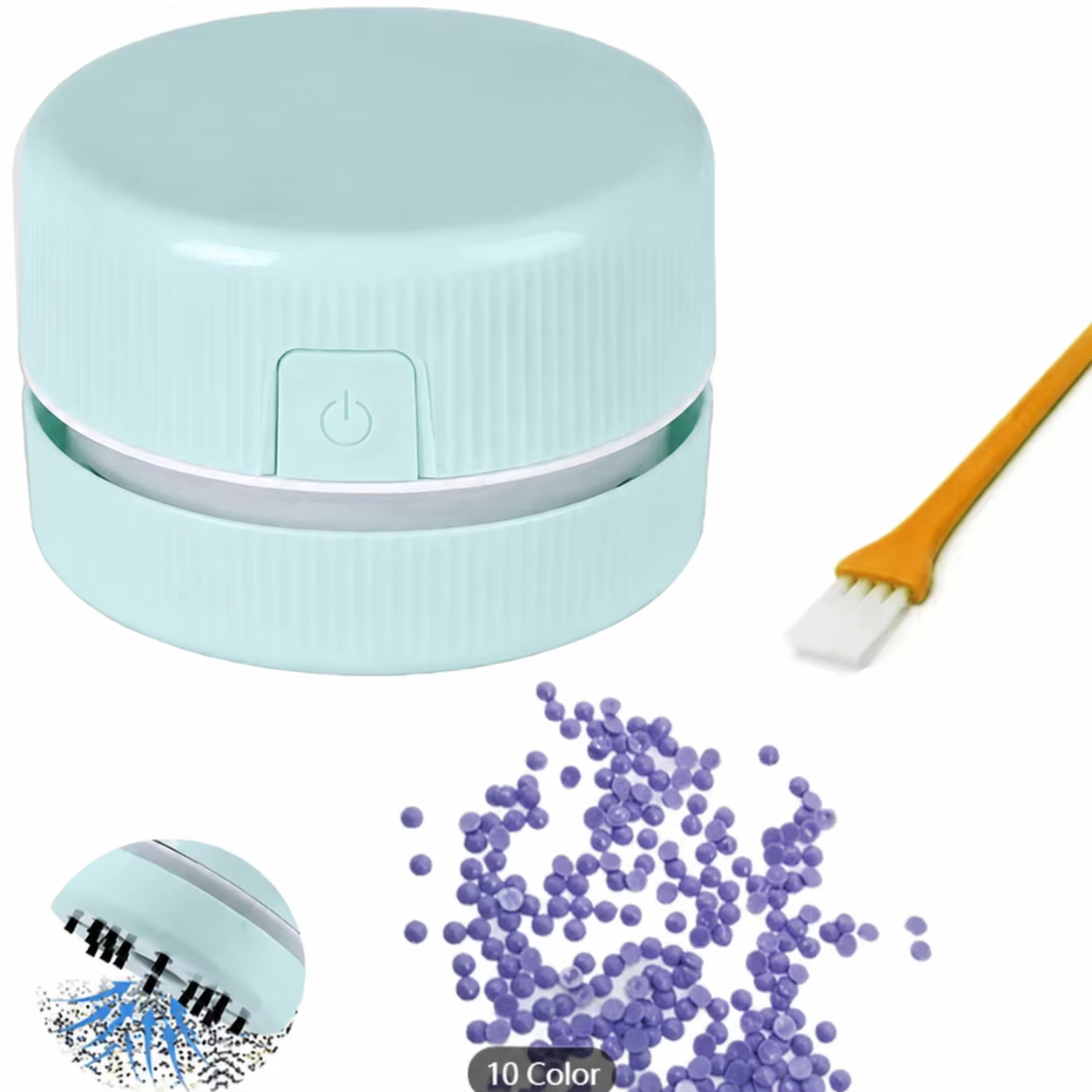 Mini Desk Vacuum Cleaner, Port - Mini Desktop Vacuum Cleaner For Eraser Dust 评论和价格