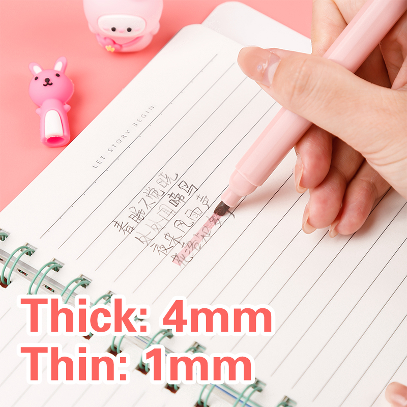 6 pcs/pack Kawaii Cat Claw Pas - Pastel Highlighter Set Double Ended 评论和价格