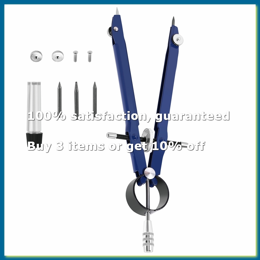4pack X((Professional Compass, - Math Geometry Set With Compass 评论和价格