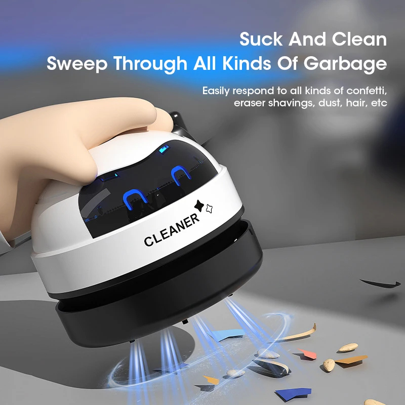 Mini USB Rechargeable Desktop  - Mini Desktop Vacuum Cleaner For Eraser Dust 评论和价格