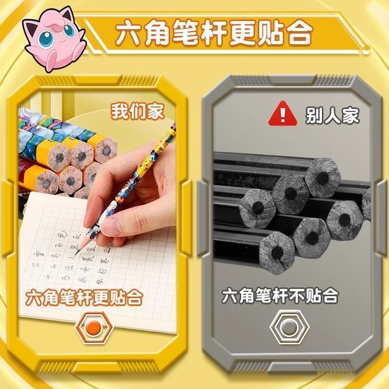 Pokémon Wooden Pencil for Elem - Writing Tools 评论和价格