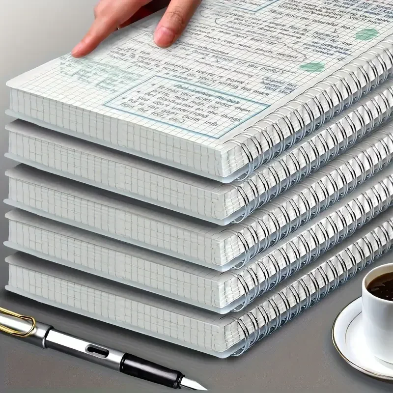 A5 Grid Notepad Spiral Bound S - Spiral Bound Grid Notebook A5 评论和价格