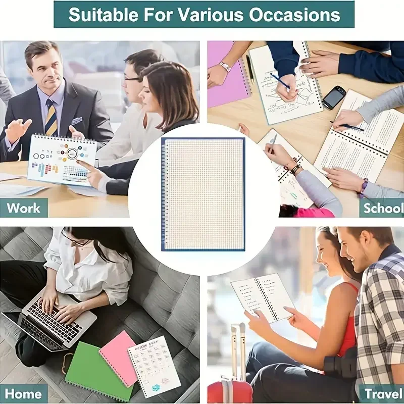 A5 Grid Notepad Spiral Bound S - Spiral Bound Grid Notebook A5 评论和价格