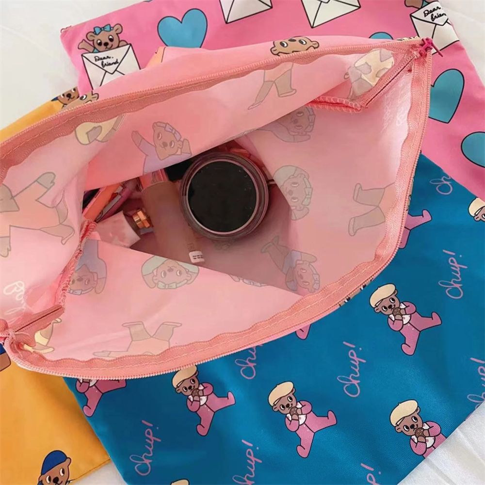 Cute Kawaii Makeup Bag Bear Pa - Stationery 评论和价格