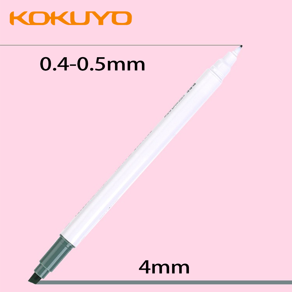 6Colors/set New Japan KOKUYO D - Pastel Highlighter Set Double Ended 评论和价格