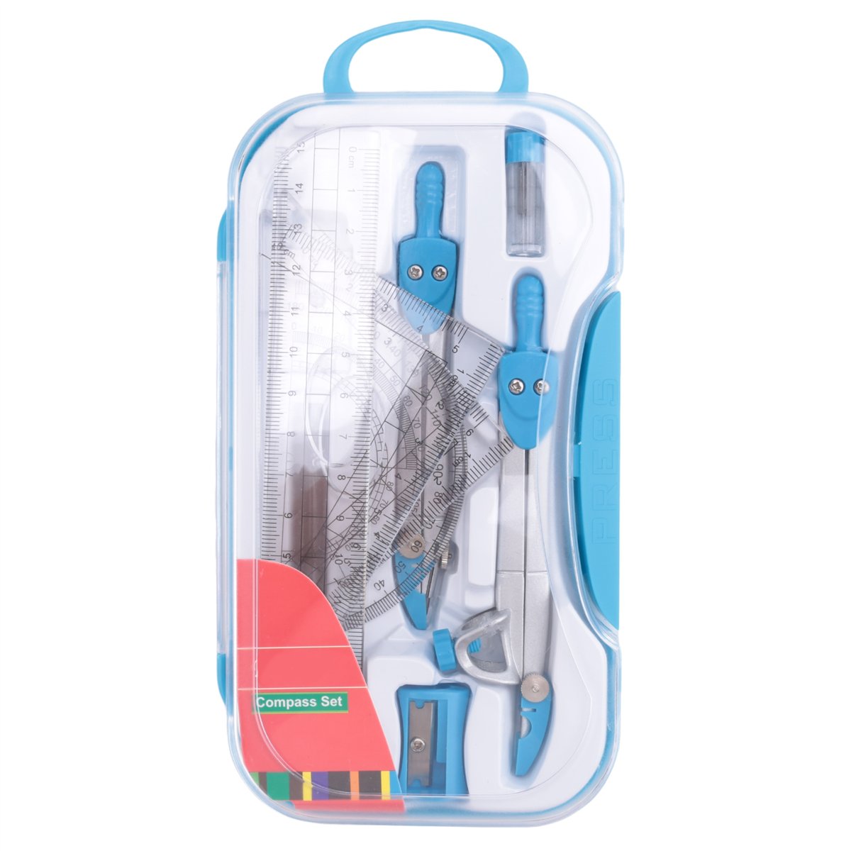 MALL Geometry Compass Set 10Pc - Math Geometry Set With Compass 评论和价格