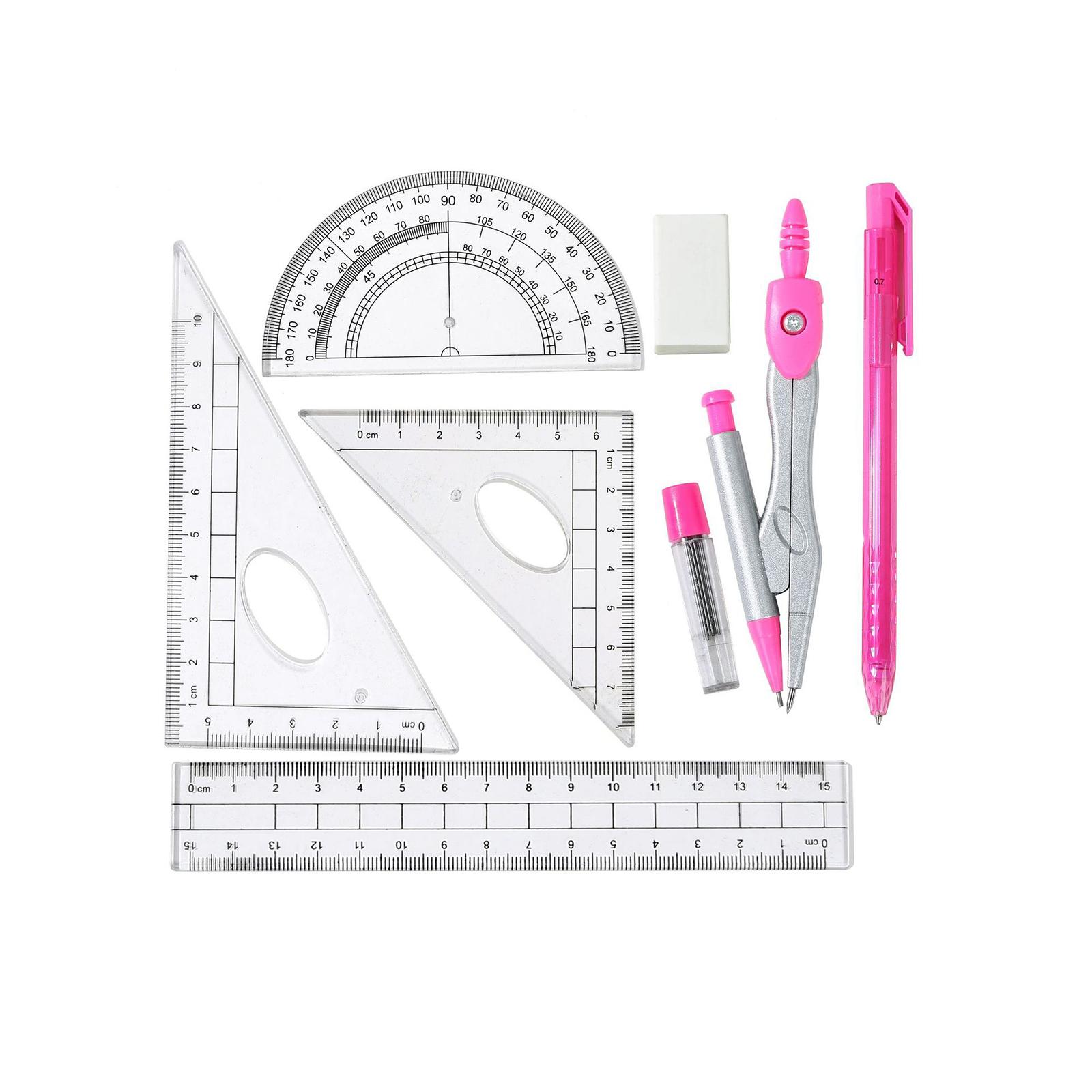 Engineering Math Geometry Equi - Math Geometry Set With Compass 评论和价格