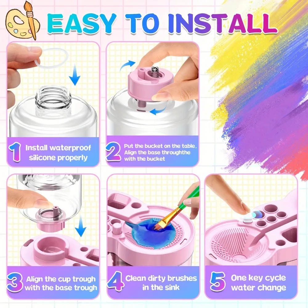 Paint Brush Washer Multifuncti - Writing Tools 评论和价格