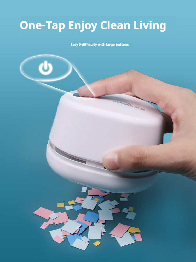 Tenwin Portable Desktop Mini V - Mini Desktop Vacuum Cleaner For Eraser Dust 评论和价格