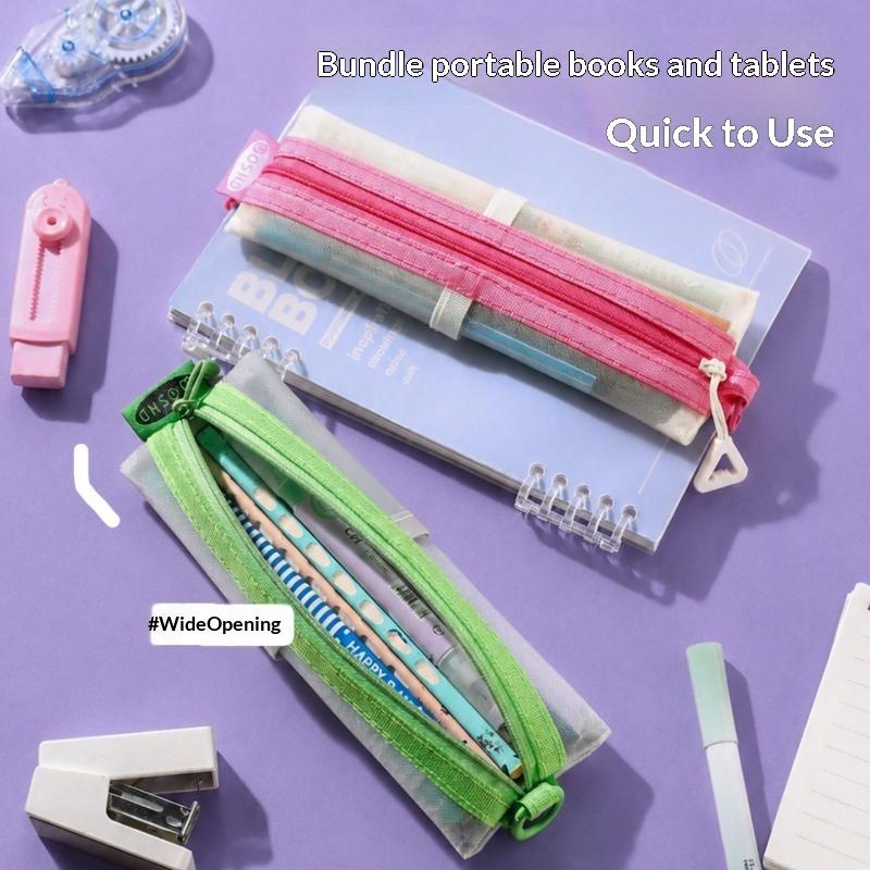 Transparent Mesh Pencil Pouch  - Clear Mesh Pencil Pouch For Exam 评论和价格
