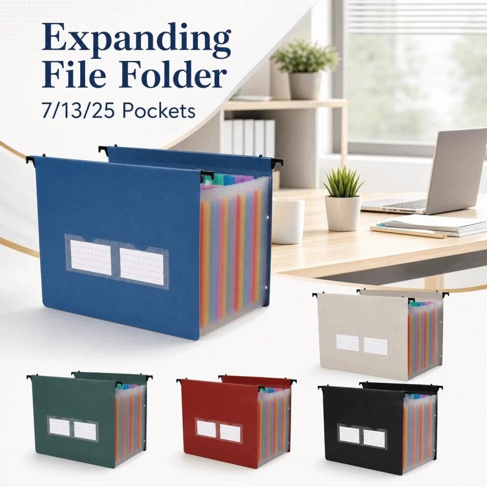 7/13/25 Pockets Expanding File - Expandable Accordion File Folder 13 Pockets 评论和价格