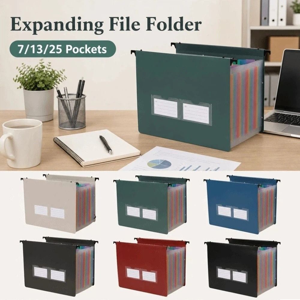7/13/25 Pockets Expanding File - Expandable Accordion File Folder 13 Pockets 评论和价格