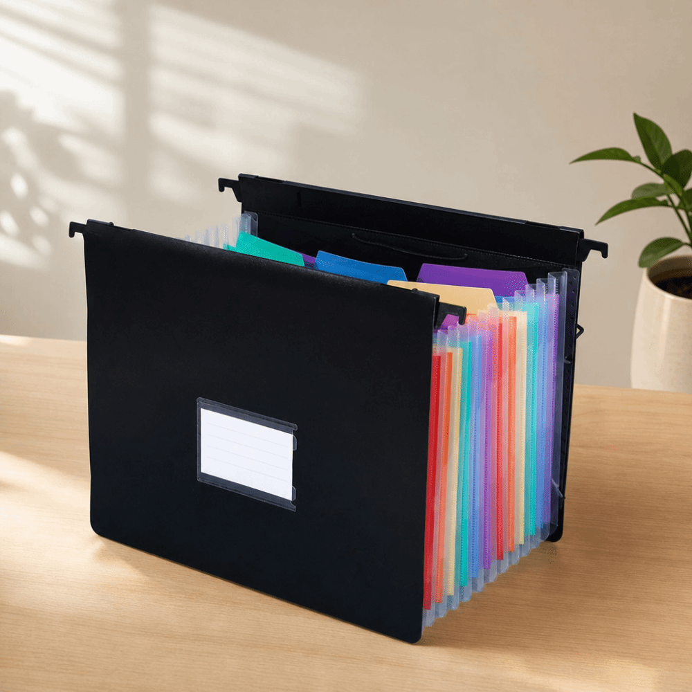 7/13 Pockets Expanding File Fo - Expandable Accordion File Folder 13 Pockets 评论和价格