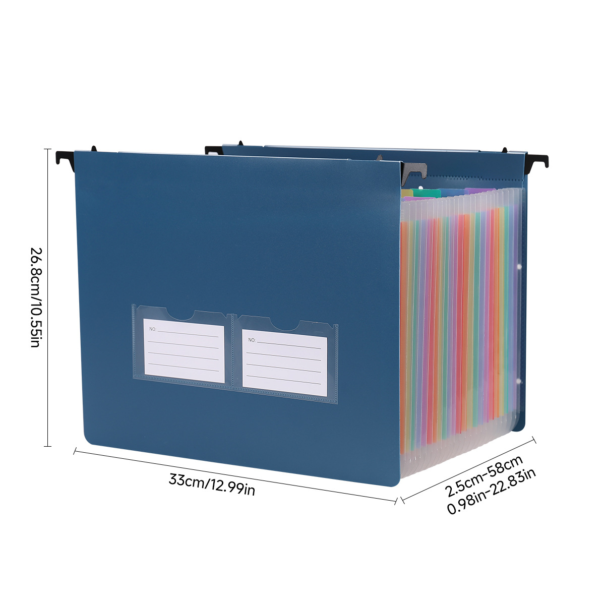 Hanging Accordion File Folder  - Expandable Accordion File Folder 13 Pockets 评论和价格