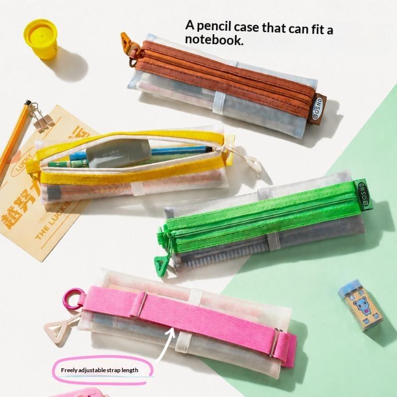 Transparent Mesh Pencil Pouch  - Clear Mesh Pencil Pouch For Exam 评论和价格