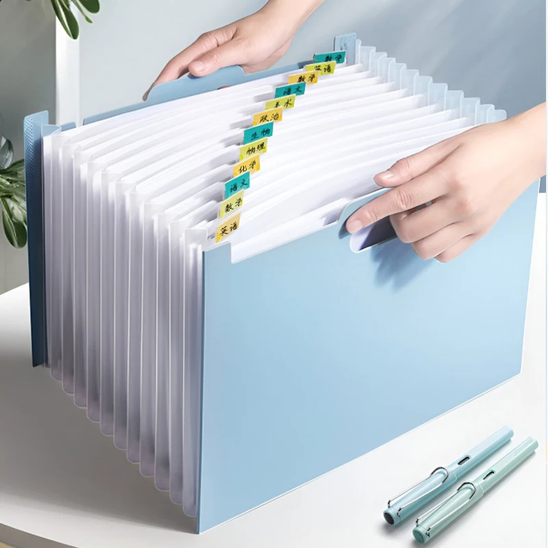 13 Pockets Accordion File Orga - Expandable Accordion File Folder 13 Pockets 评论和价格