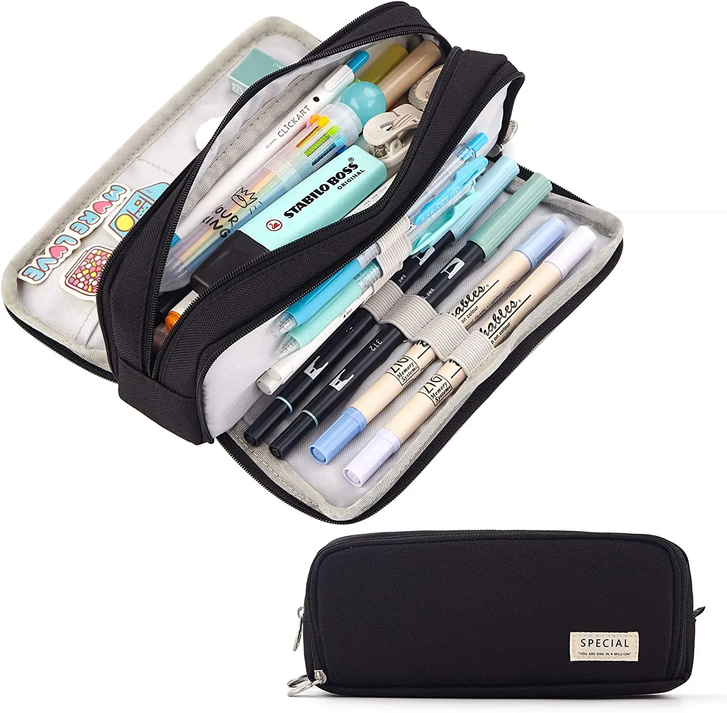 Pencil Case Large Capacity Pen - Aesthetic Large Pencil Case Pouch 评论和价格