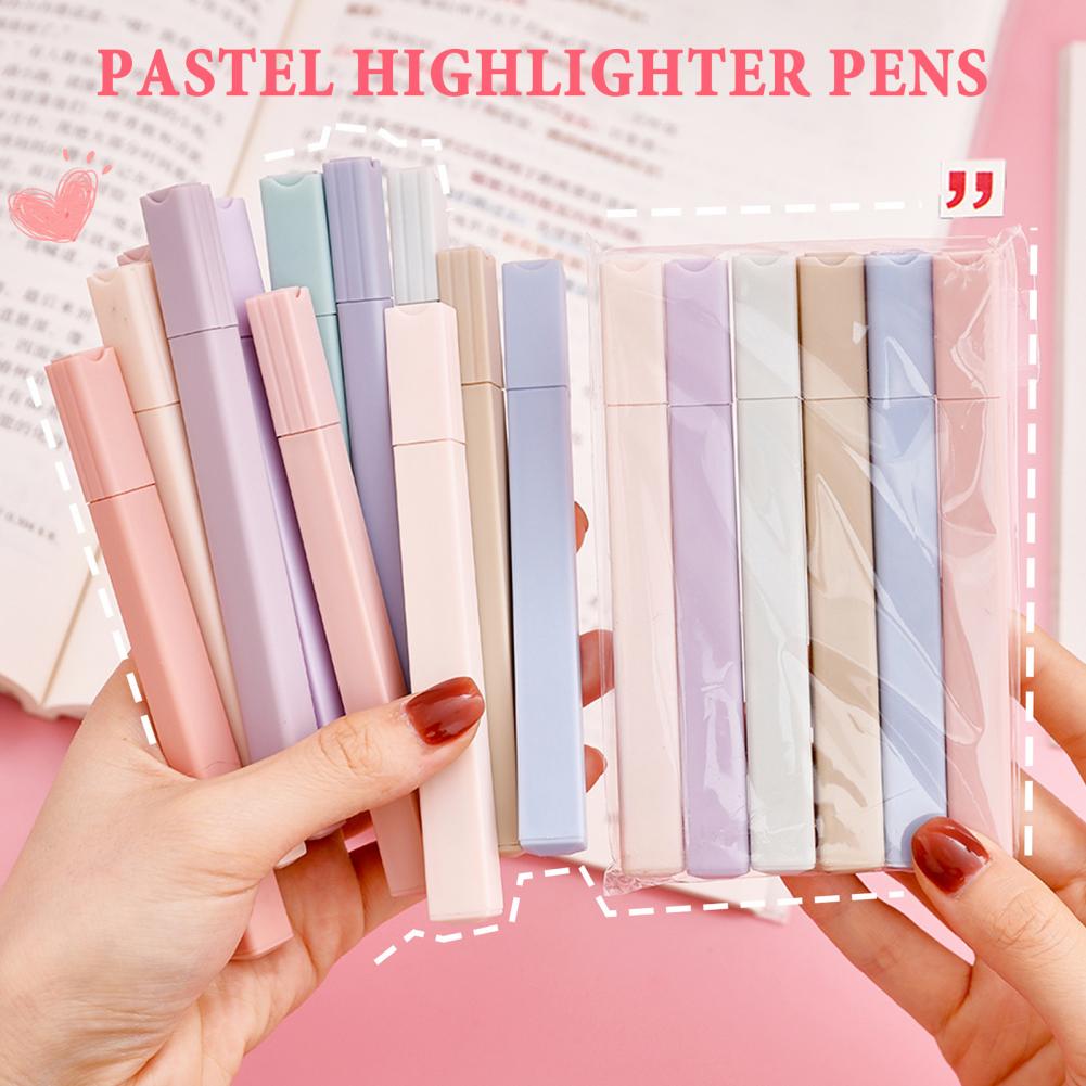 Colorful Highlighters 6pcs Pas - Pastel Highlighter Set Double Ended 评论和价格
